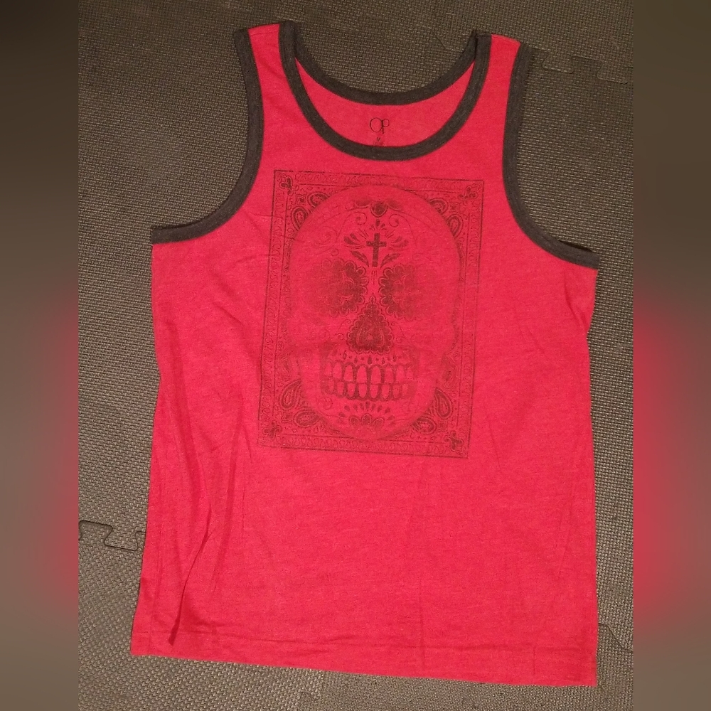 OP day of the dead skull tank